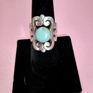Sterling silver turquoise ring